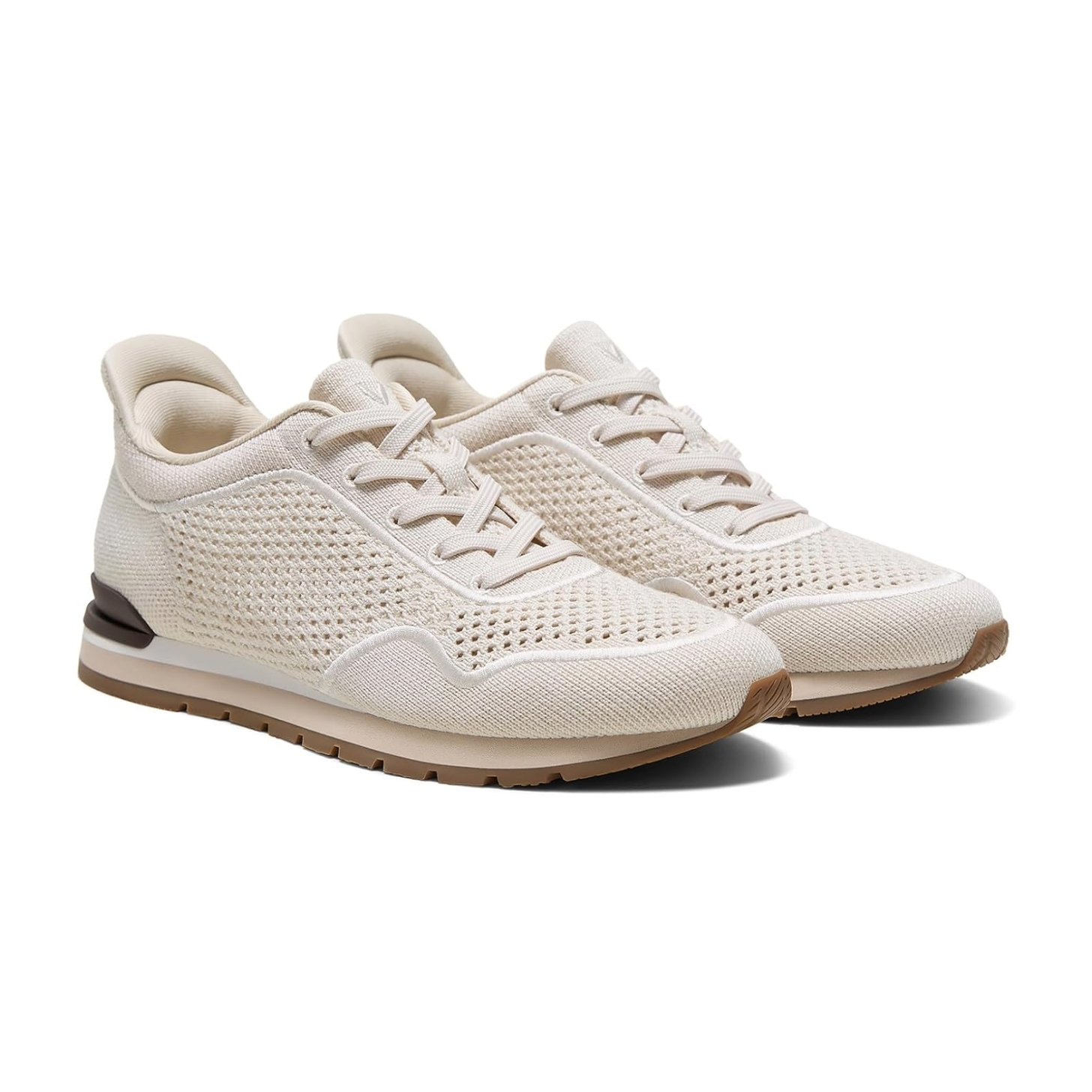 VIVAIA Allday Unisex Slip-On Mesh Sneakers in Cream Ivory