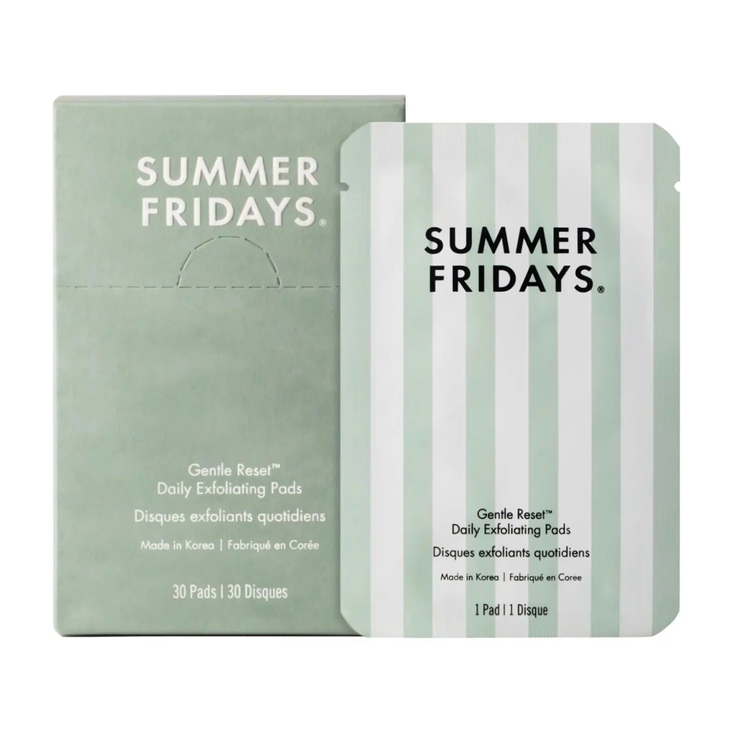 Summer Fridays Gentle Reset Daily Exfoliating Pads