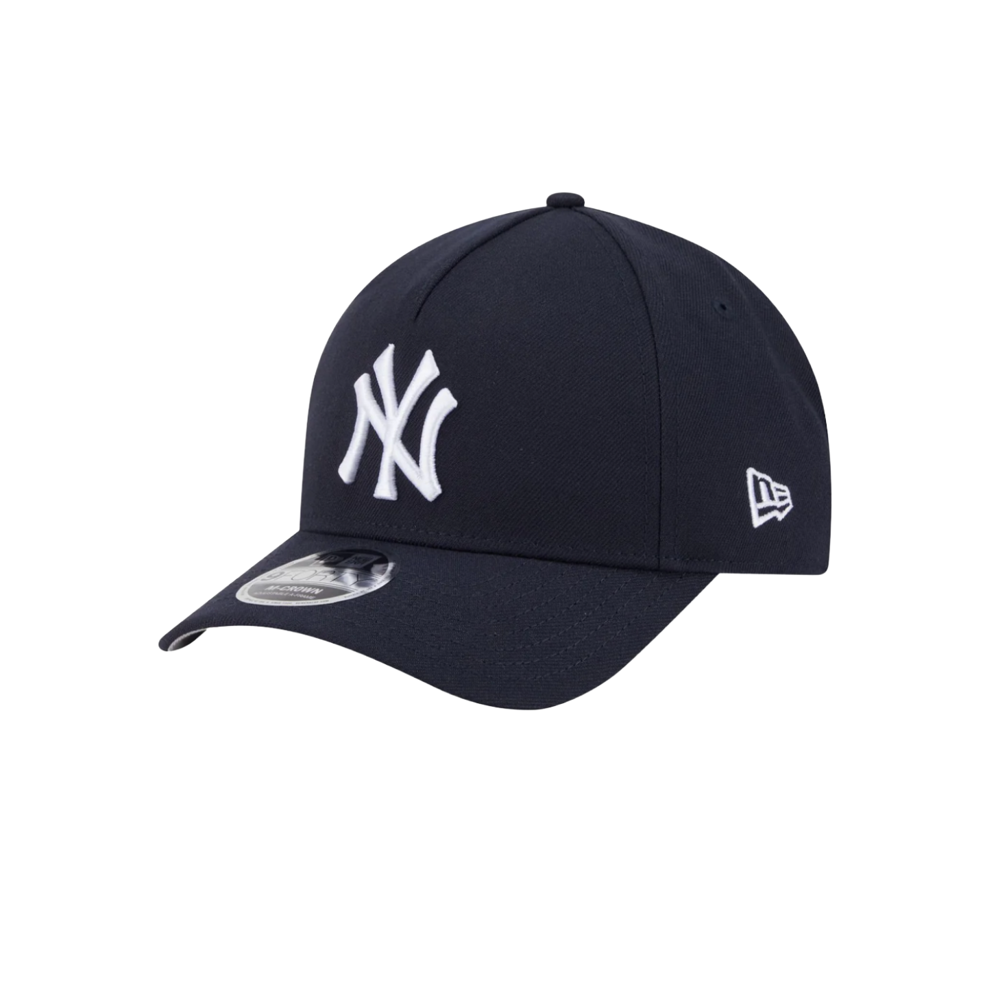 A navy New York Yankees cap.
