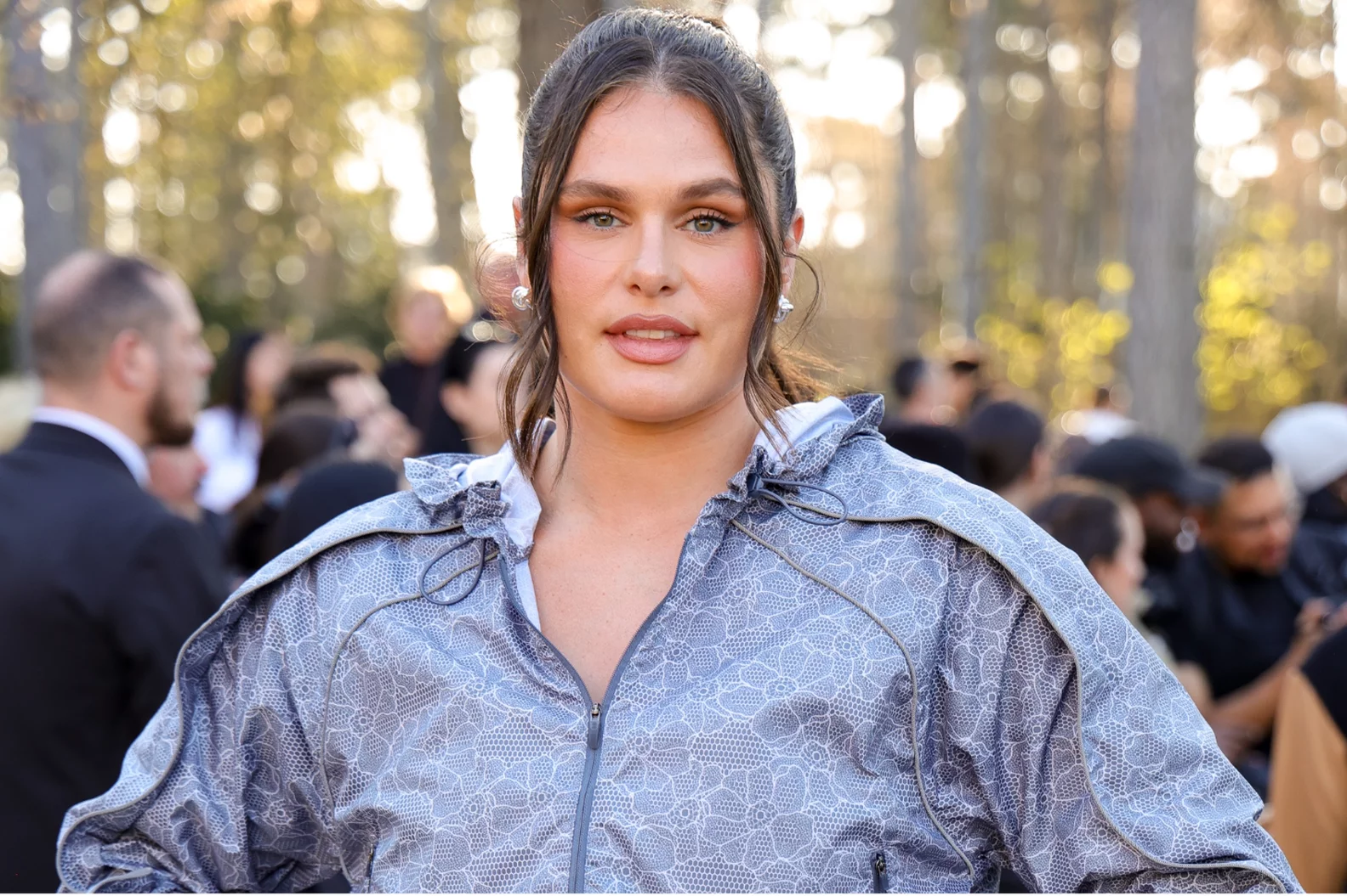 Photo of Ilona Maher attending the Stella McCartney fashion show in Paris