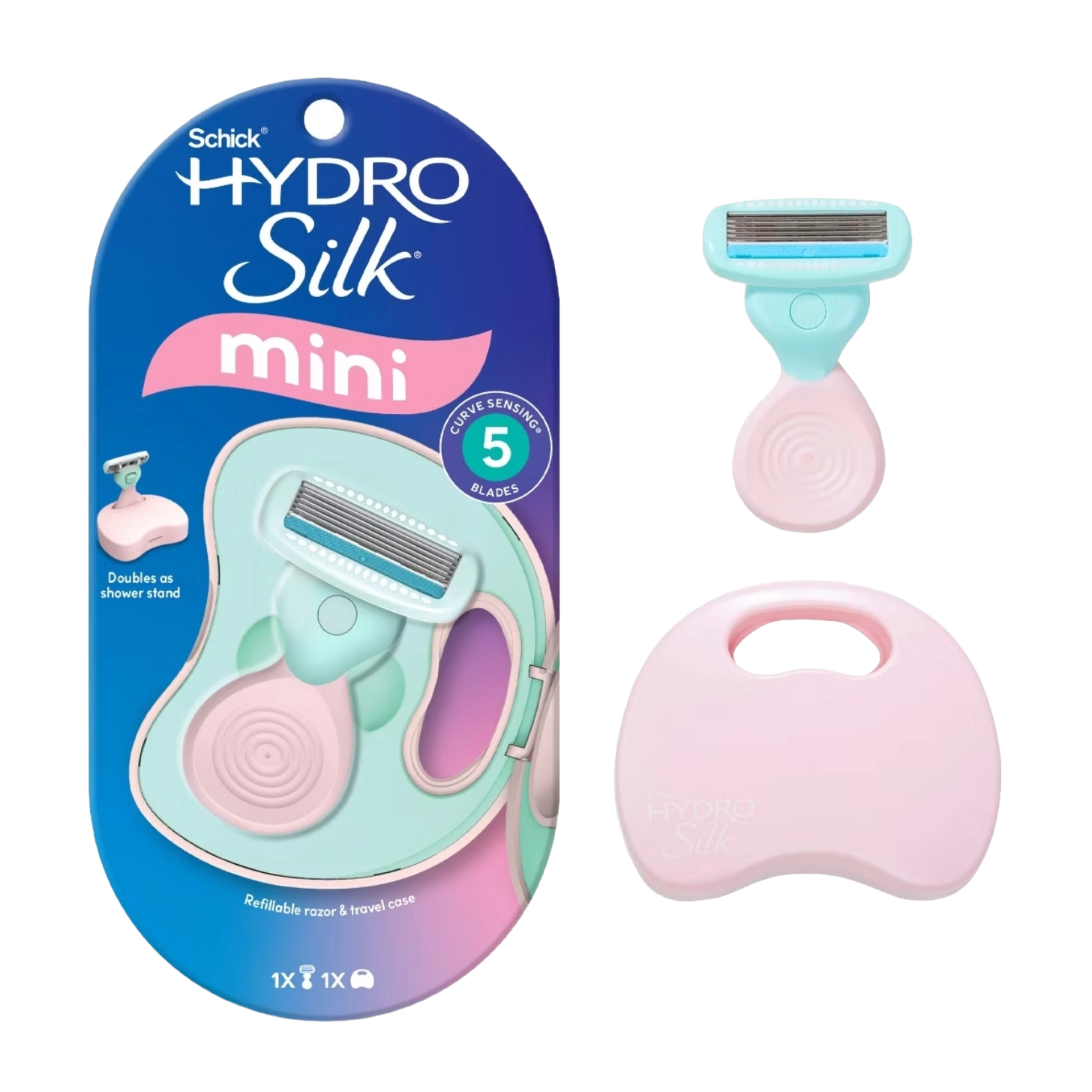 Schick Hydro Silk Mini Razor and Travel Case