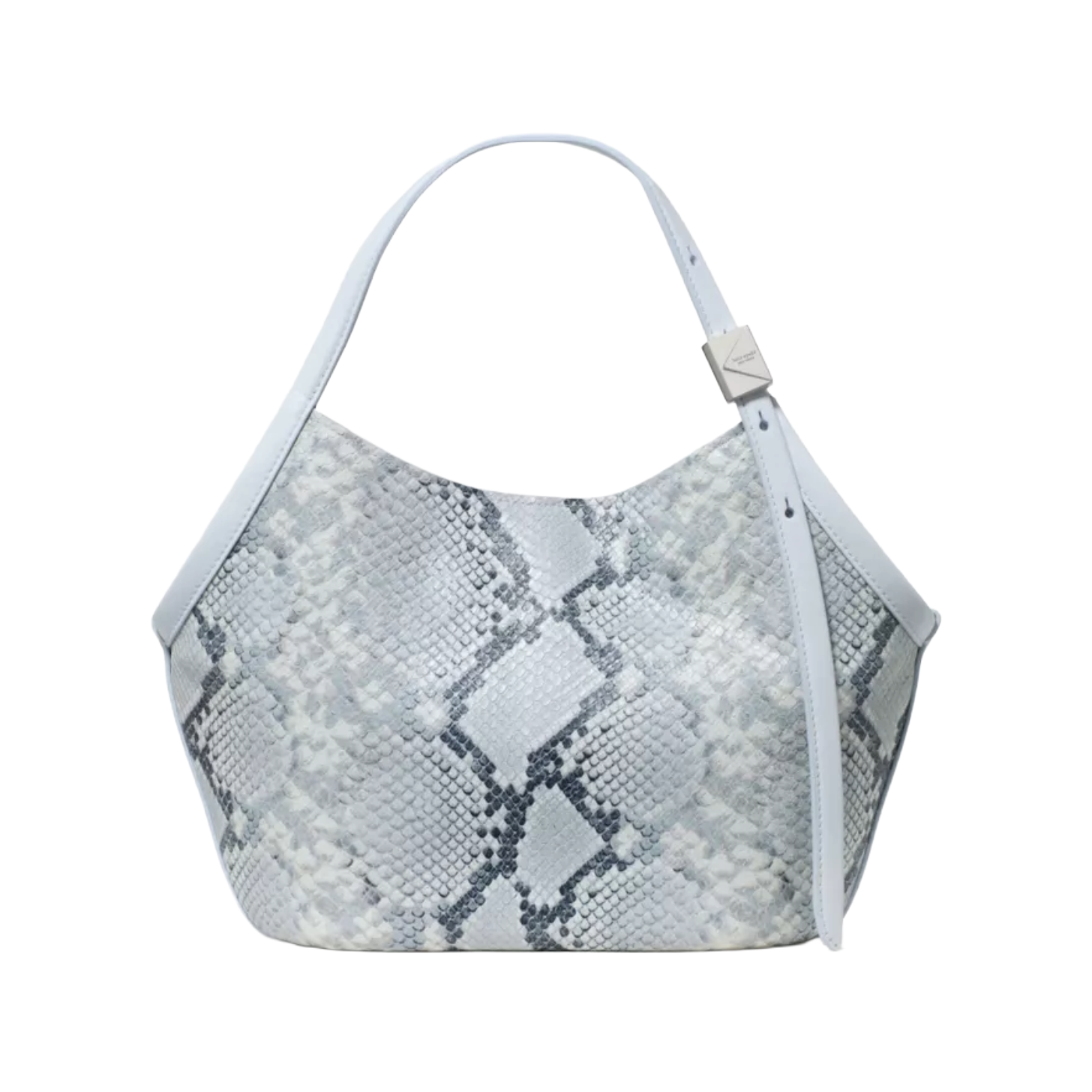 Kate Spade New York Deco Snake Embossed Small Tulip Tote Bag in Blue