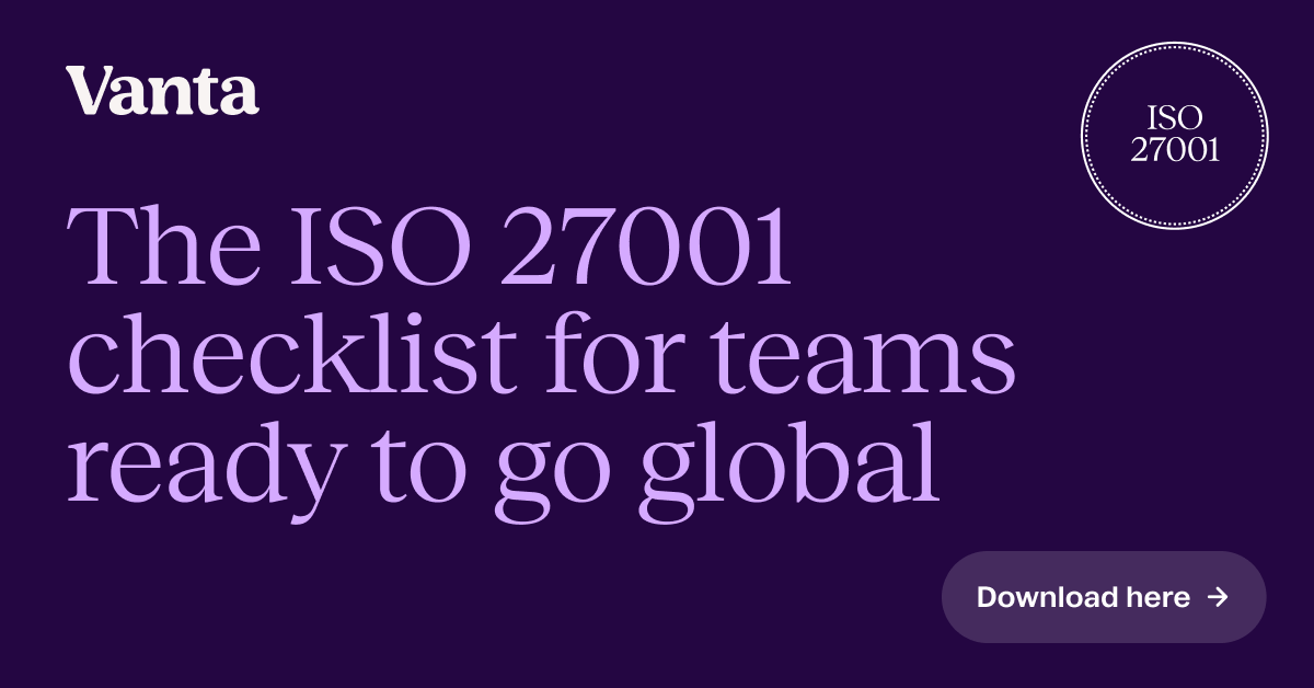 ISO 27001 Checklist