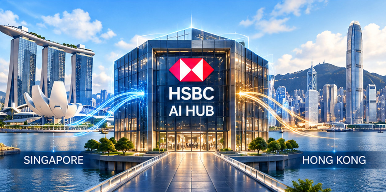 HSBC Picks Singapore for AI Hub, Hong Kong Pushes Back