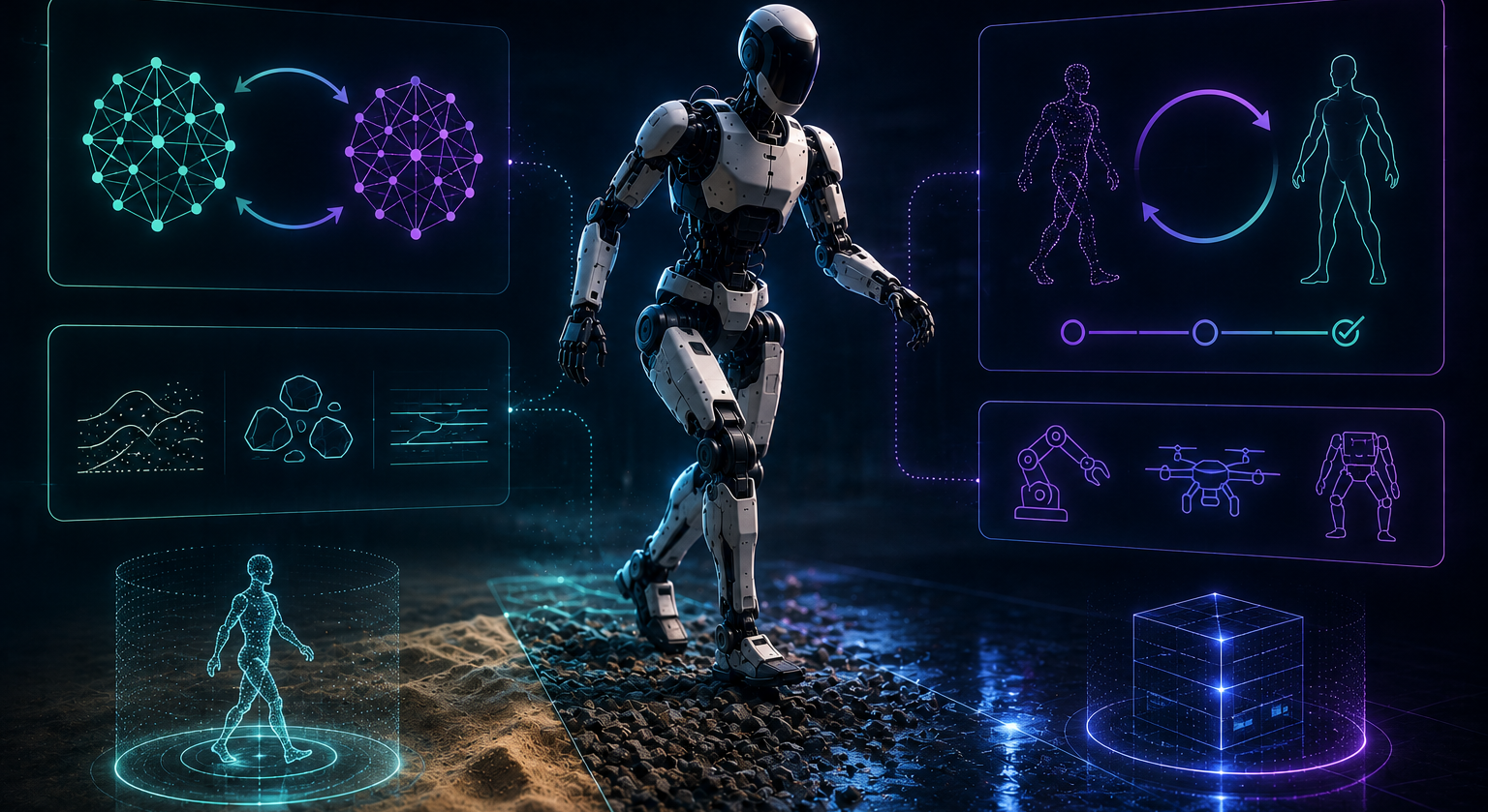 Humanoid Robot Gets Schooled on Rough Terrain