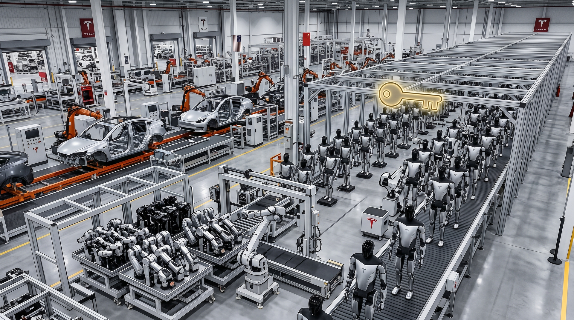 Tesla Touts Shanghai as Key to Robot Mass Production