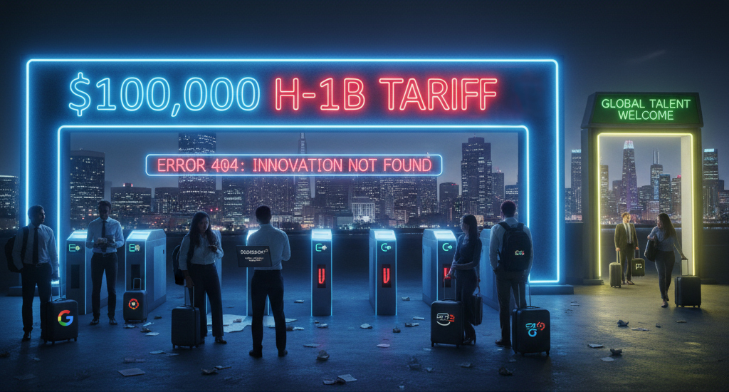 Trump's $100K H-1B Fee Rattles Tech Giants Trump's $100K H-1B Fee Rattles Tech Giants