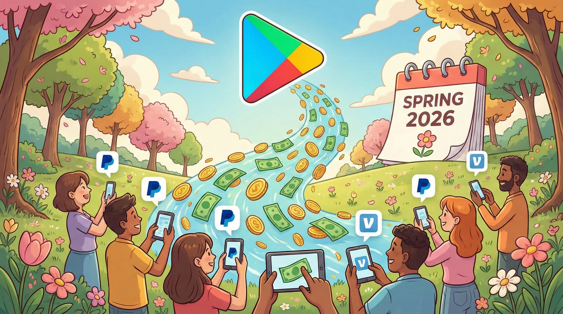 Google Play Payouts Land in Spring 2026