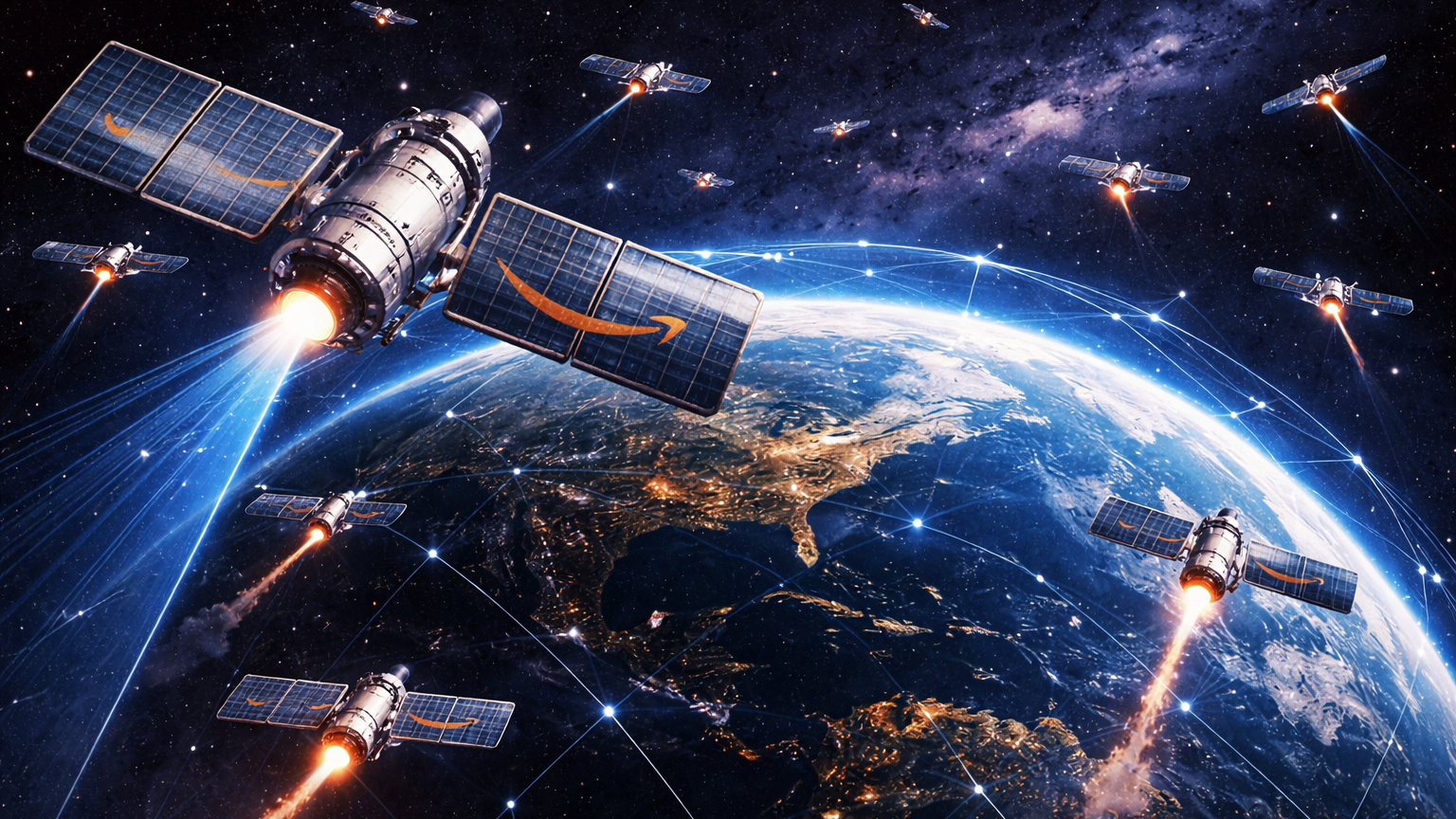Amazon Adds 4,500 Satellites to Leo Armada