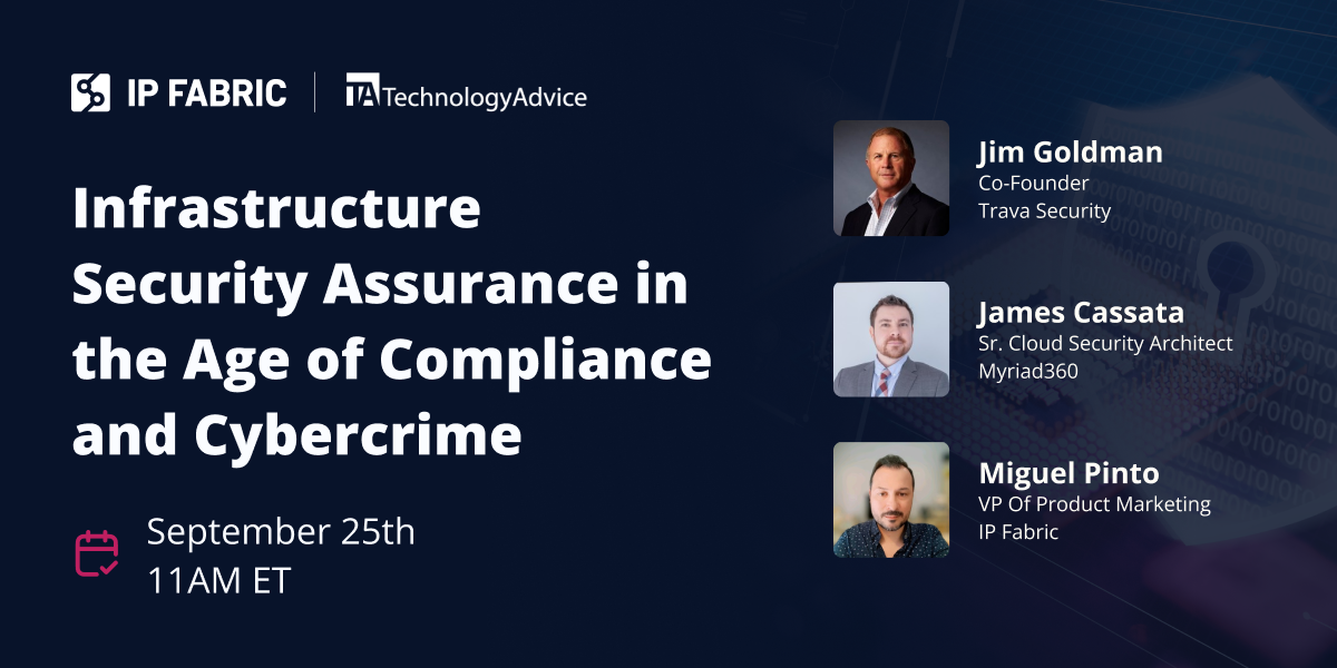 Infrastructure Security Assurance in the Age of Compliance and Cybercrime Infrastructure Security Assurance in the Age of Compliance and Cybercrime