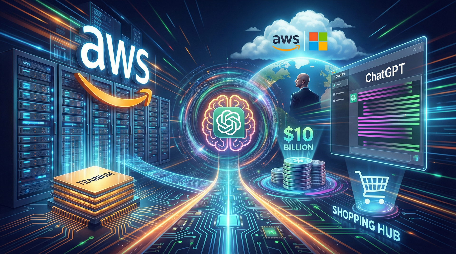 Amazon Weighs $10 Billion Bet on OpenAI