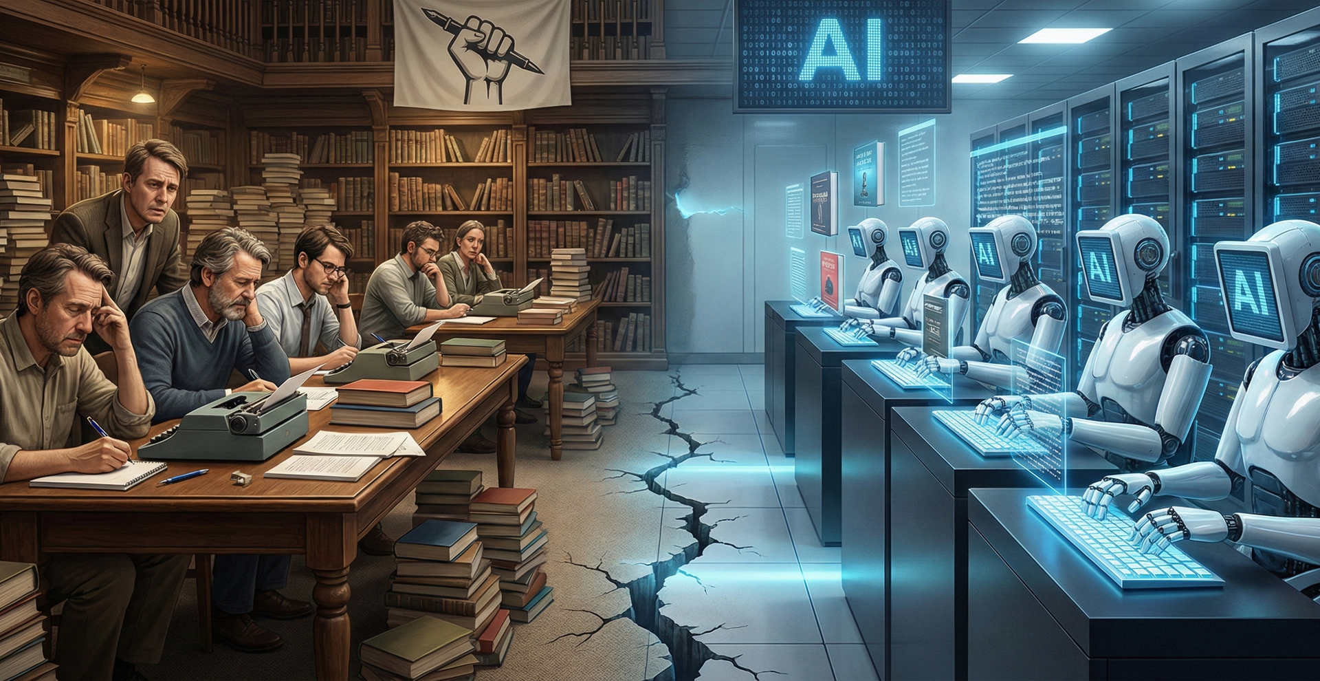 Novelists Battle the Bots Novelists Battle the Bots