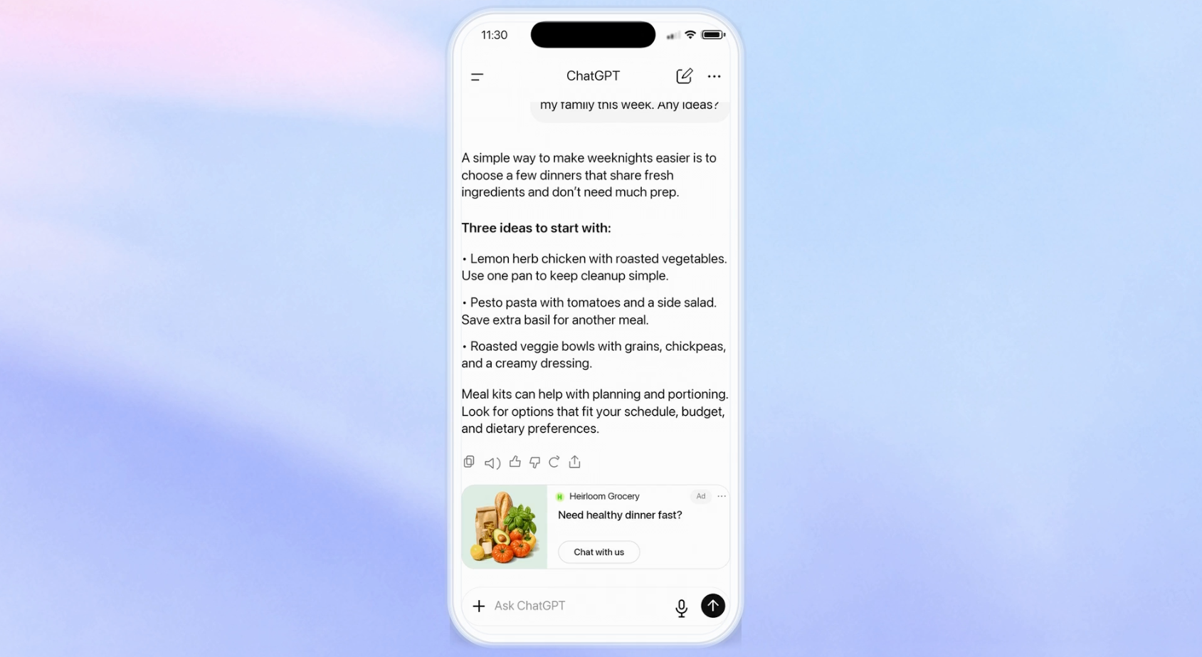 ChatGPT Tests Ads That Talk Back ChatGPT Tests Ads That Talk Back