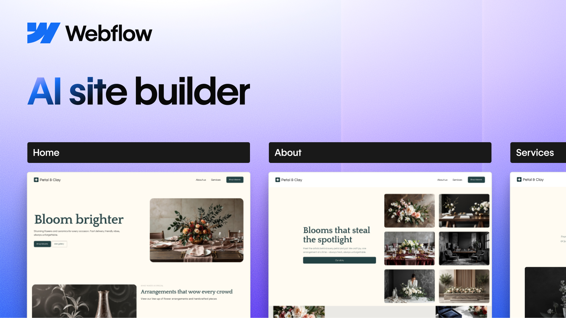 Webflow banner