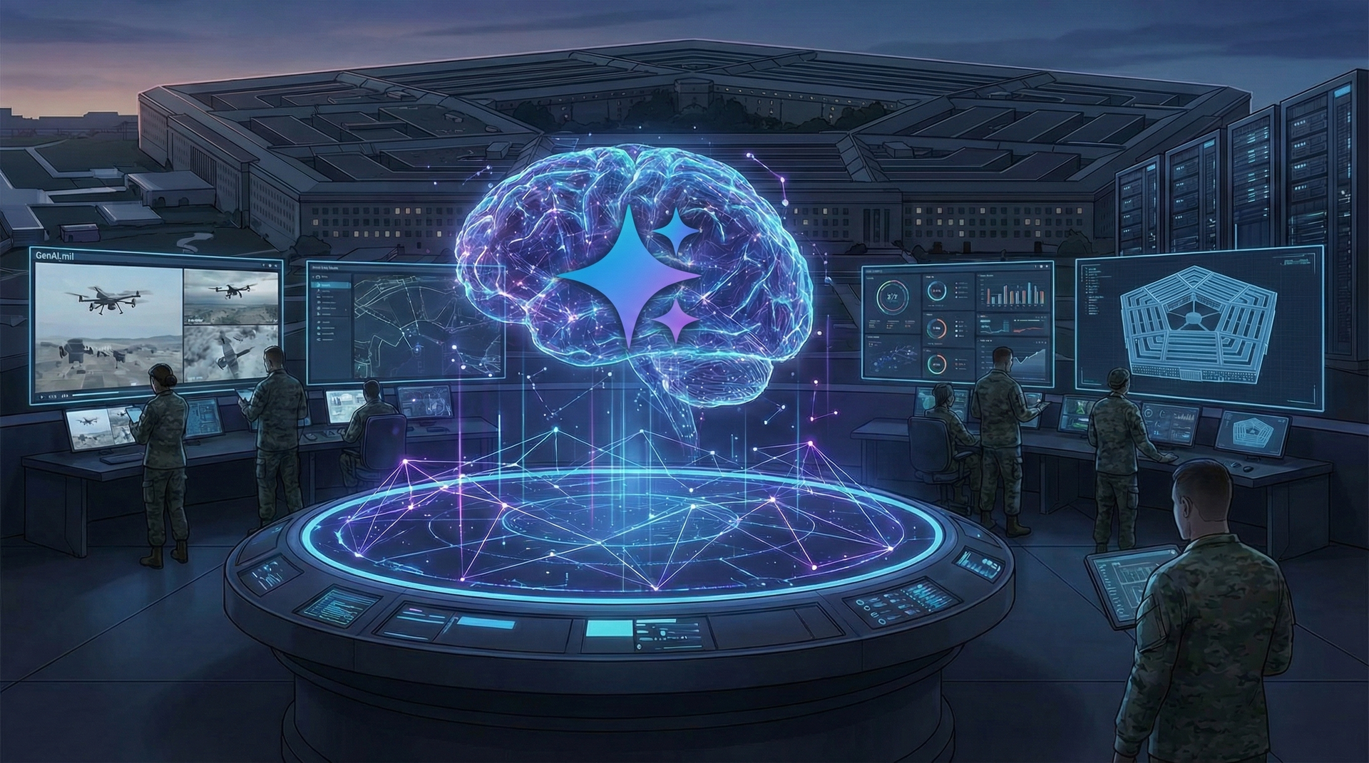 Pentagon Gives Gemini Keys to the War Room