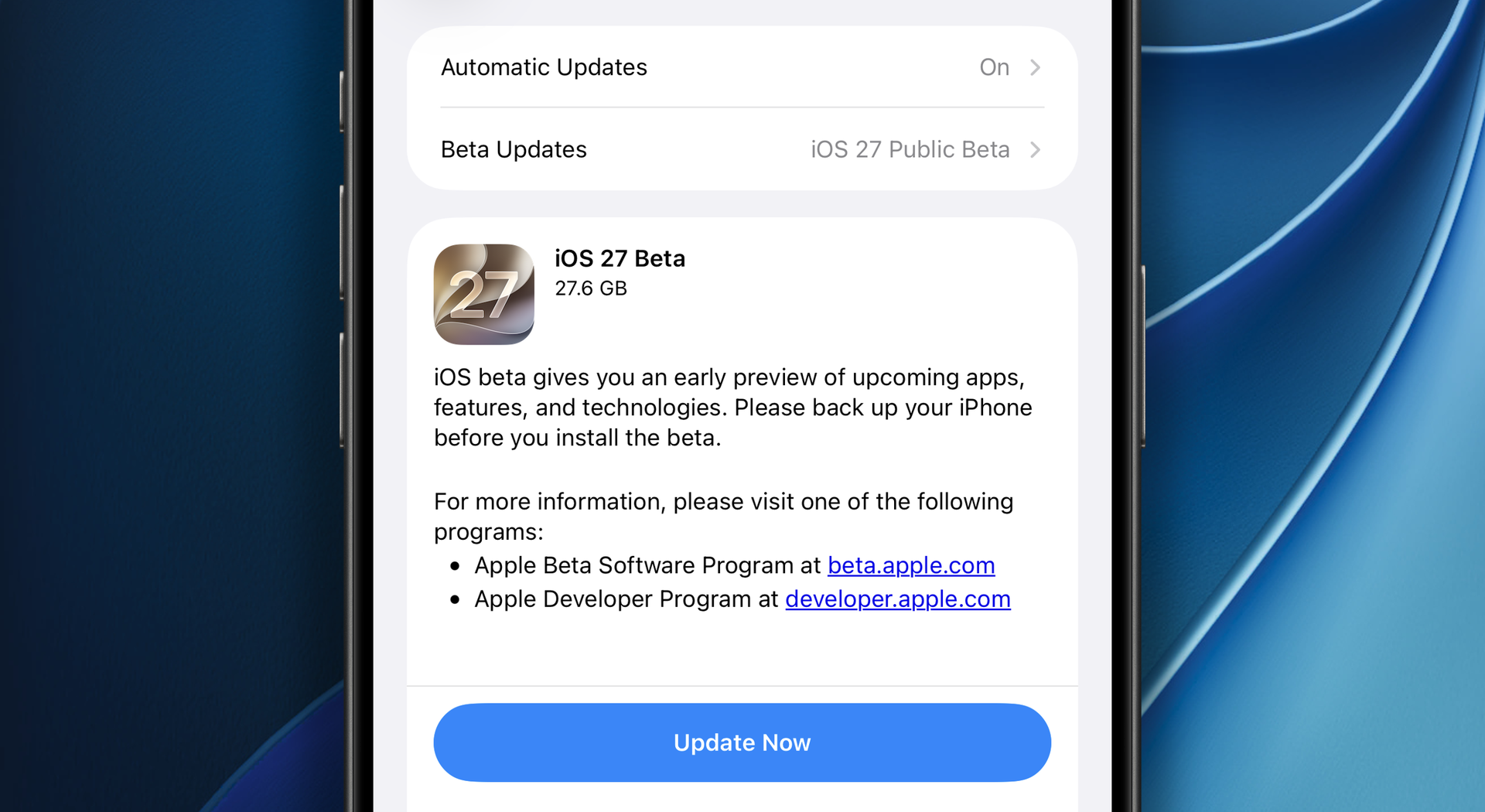 Siri AI Lands in iOS 27 Public Beta