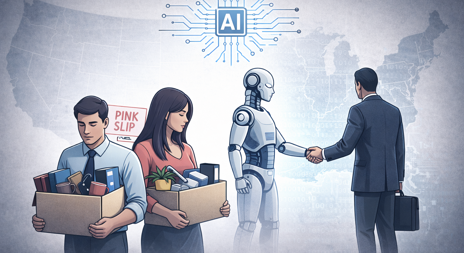 AI Layoffs Surge: 16,000 US Jobs Vanishing Monthly