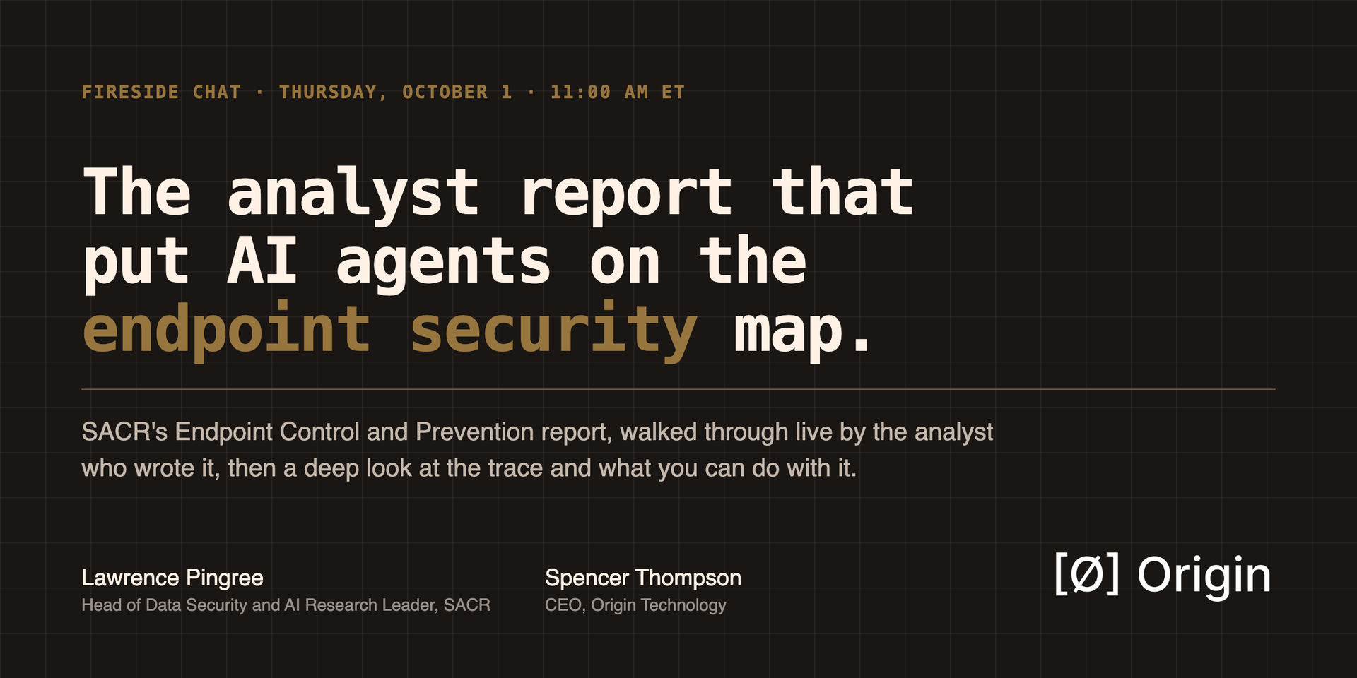 SACR Endpoint Control and Prevention Report