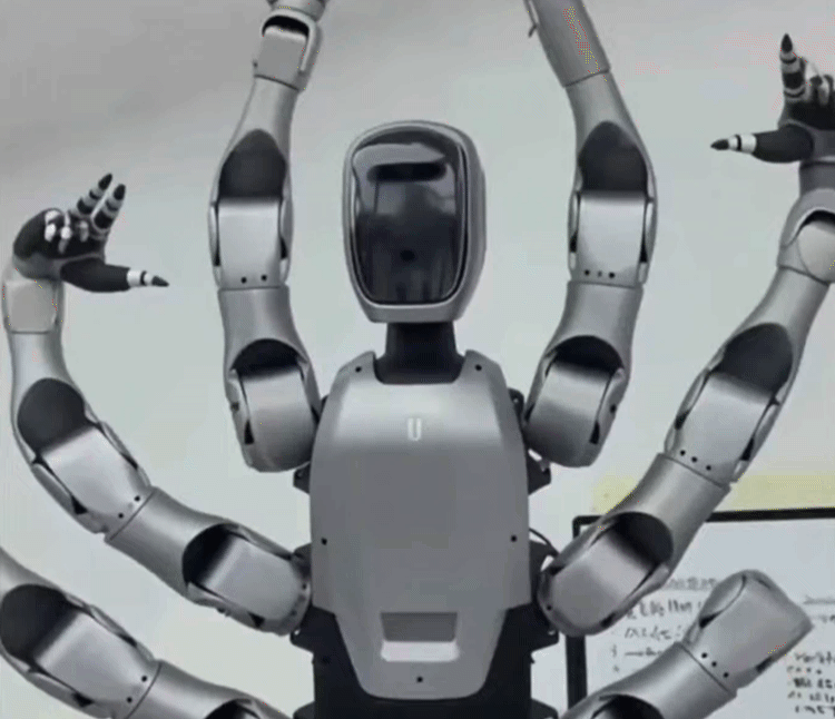 China Rolls Out Six-Armed Factory Bot China Rolls Out Six-Armed Factory Bot