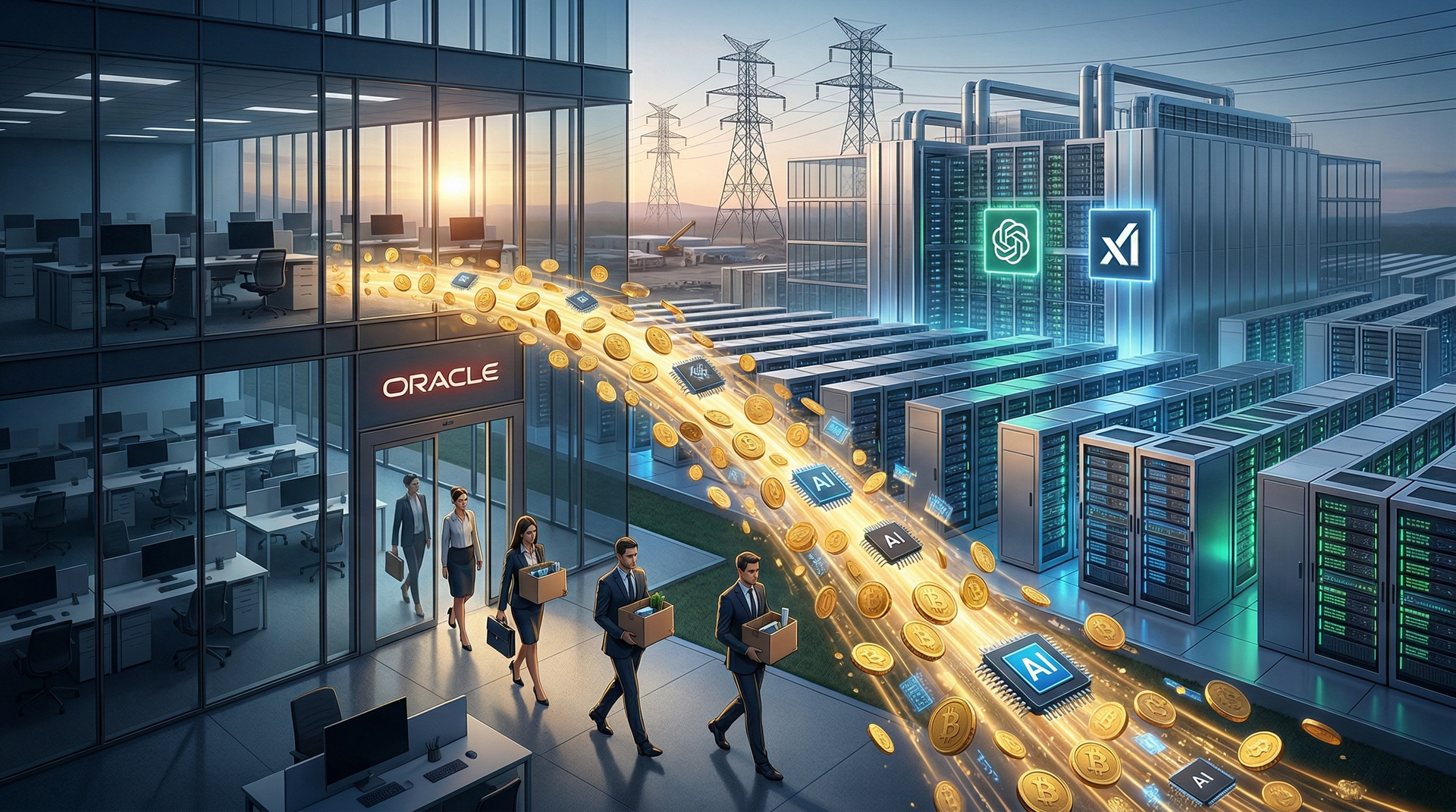 Oracle Axes Thousands to Fuel Costly AI Ambitions Oracle Axes Thousands to Fuel Costly AI Ambitions