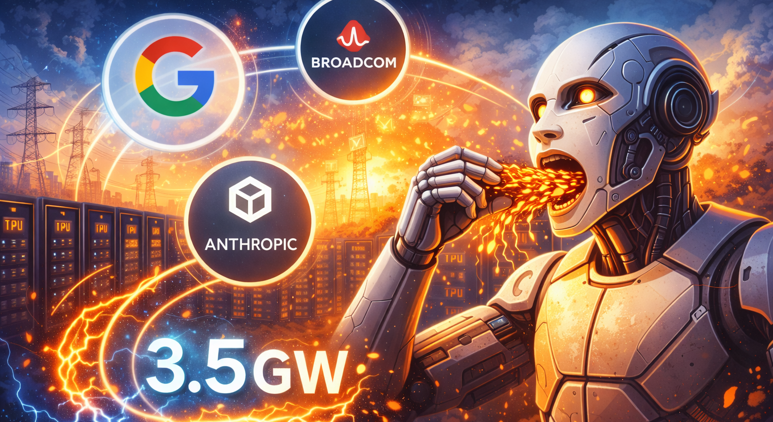 Anthropic Taps 3.5 GW TPU Deal to Feed Claude's Surging Appetite