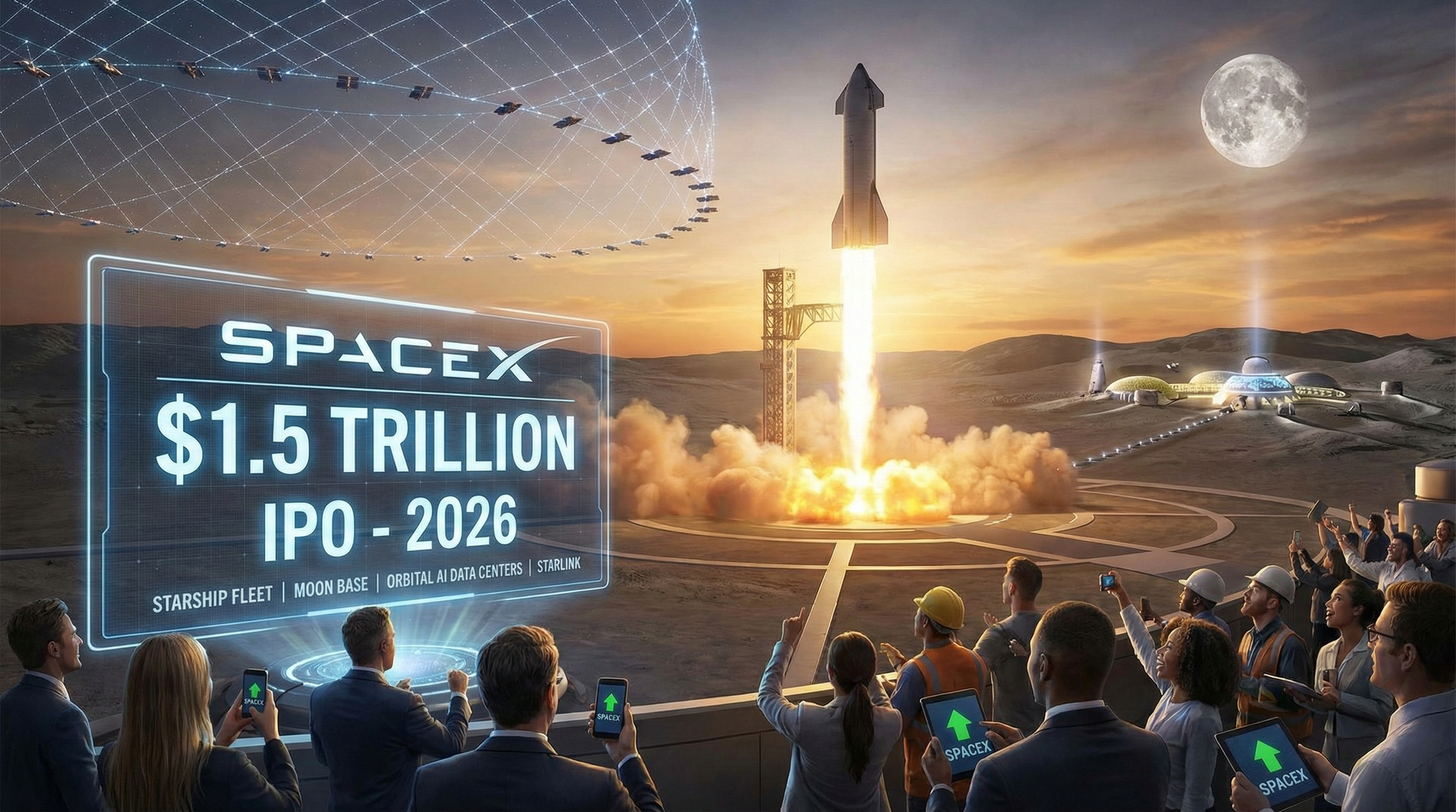 SpaceX Plots $1.5 Trillion Liftoff