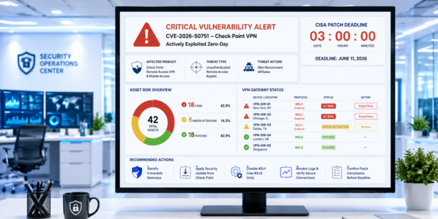 CISA Warns of Actively Exploited Check Point VPN Flaw