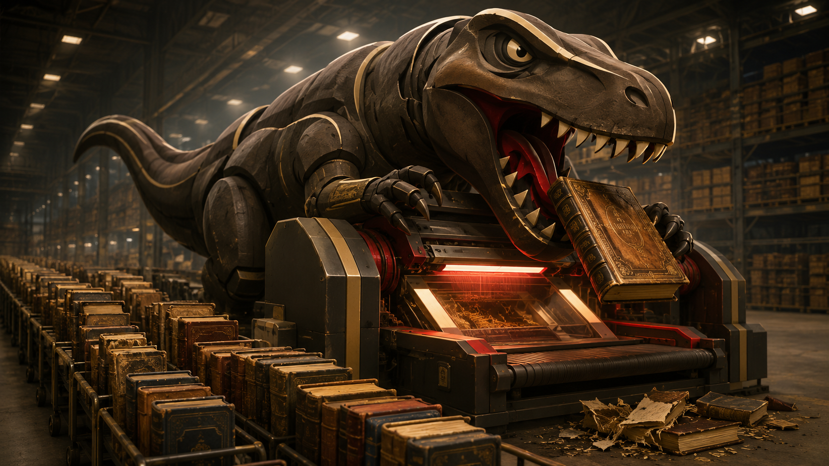 Amazon's AI Is Literally Eating Rare Books