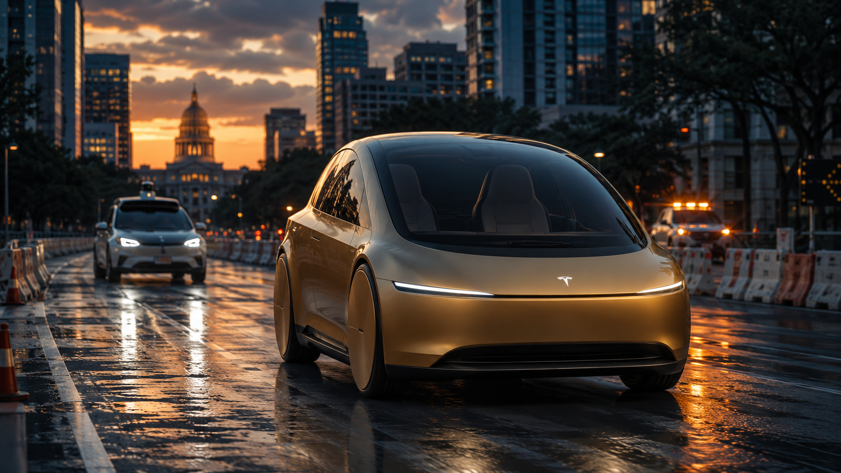 Tesla's Cybercab Finally Ditches the Steering Wheel