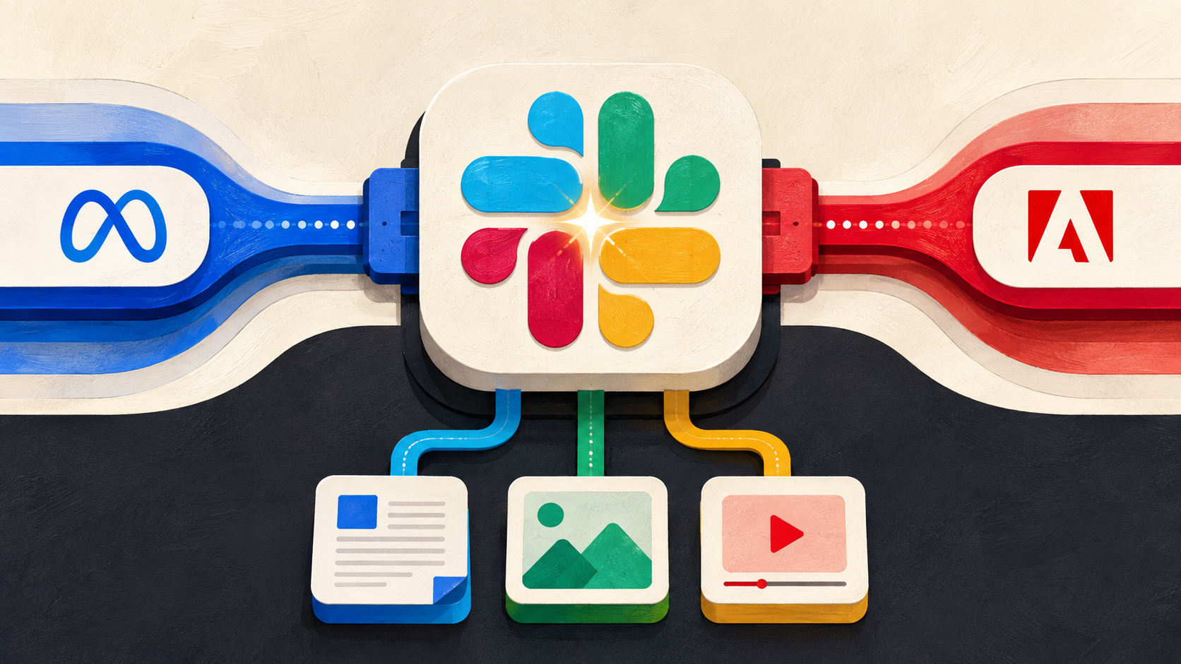 Meta and Adobe Bet on Slack's AI Hub