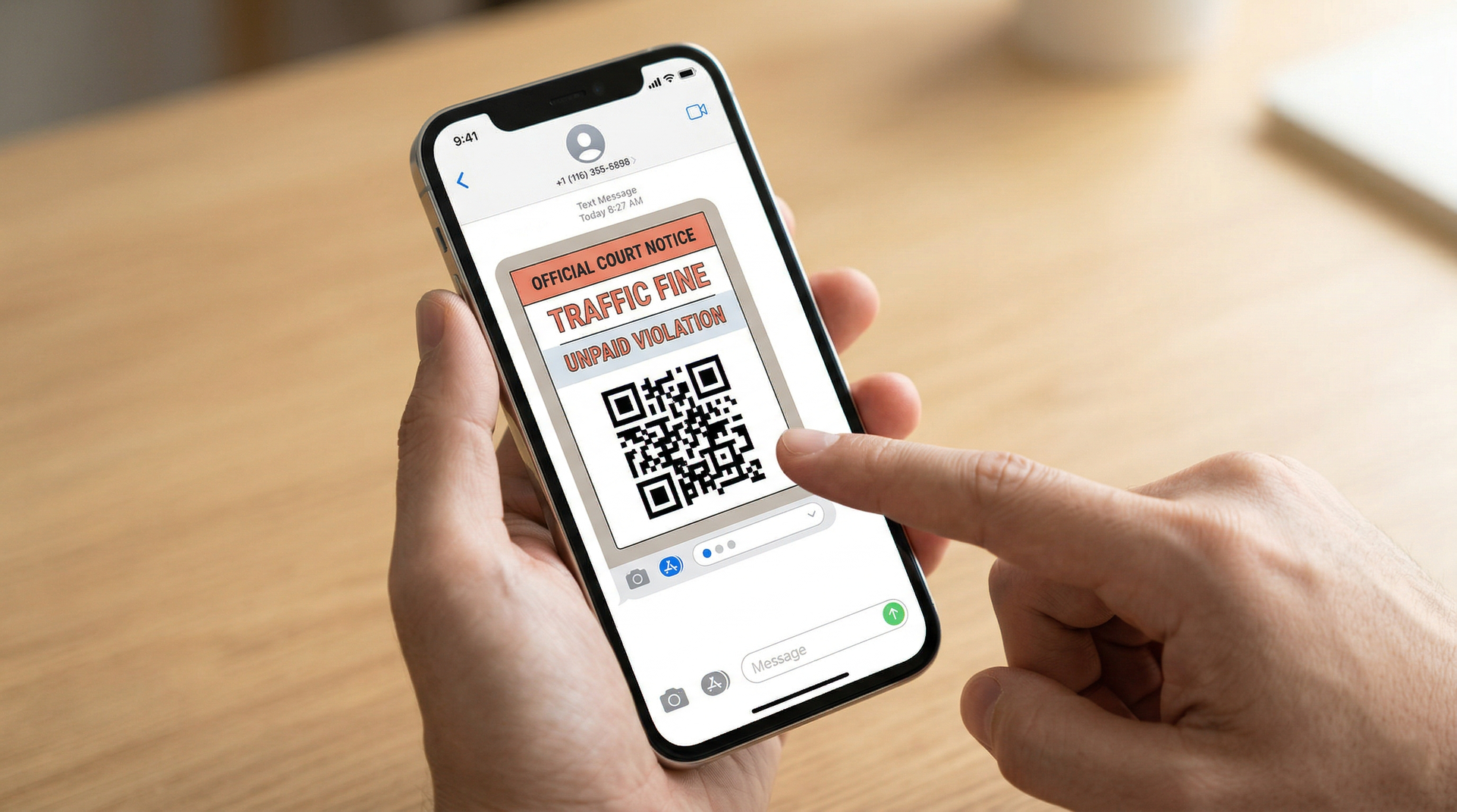 QR Code Traffic Smishing Hits Your Inbox