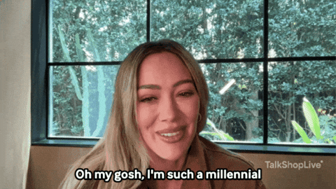 Talking Hilary Duff GIF by TalkShopLive