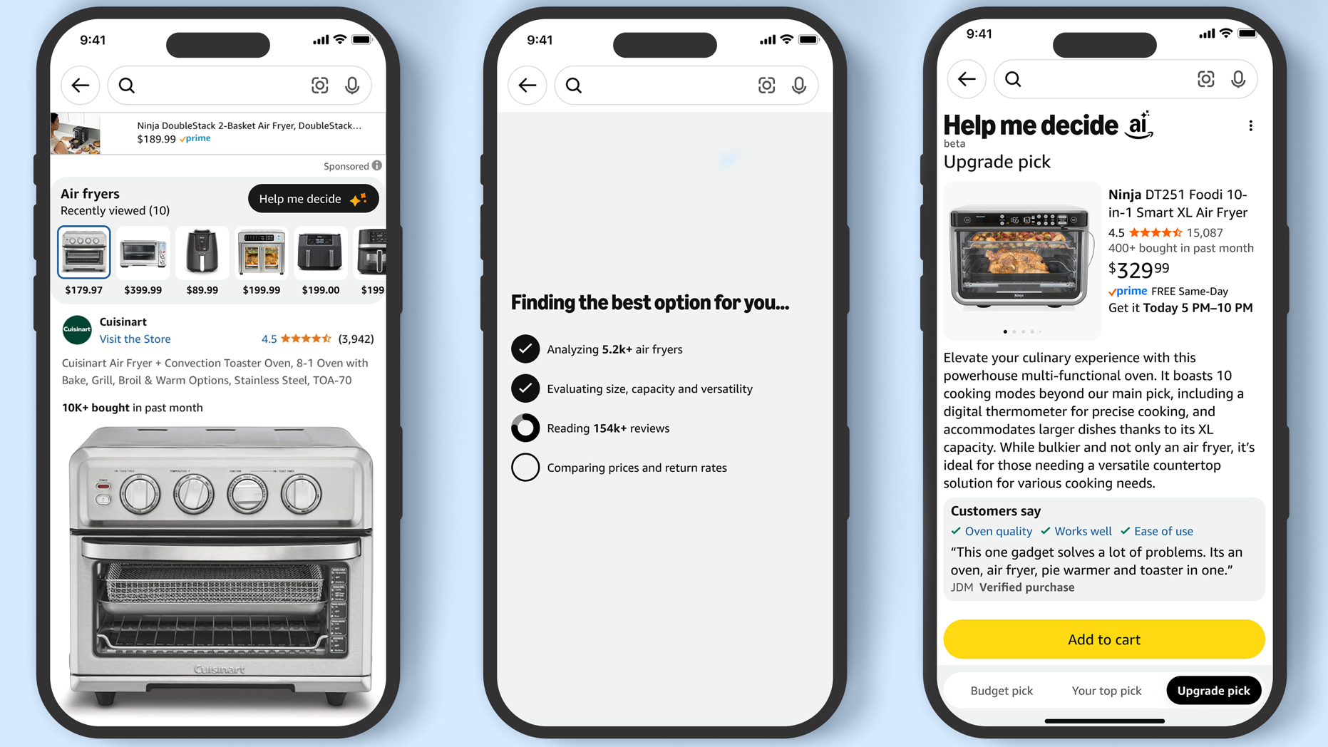 Amazon's 'Help Me Decide' Shops for You Amazon's 'Help Me Decide' Shops for You