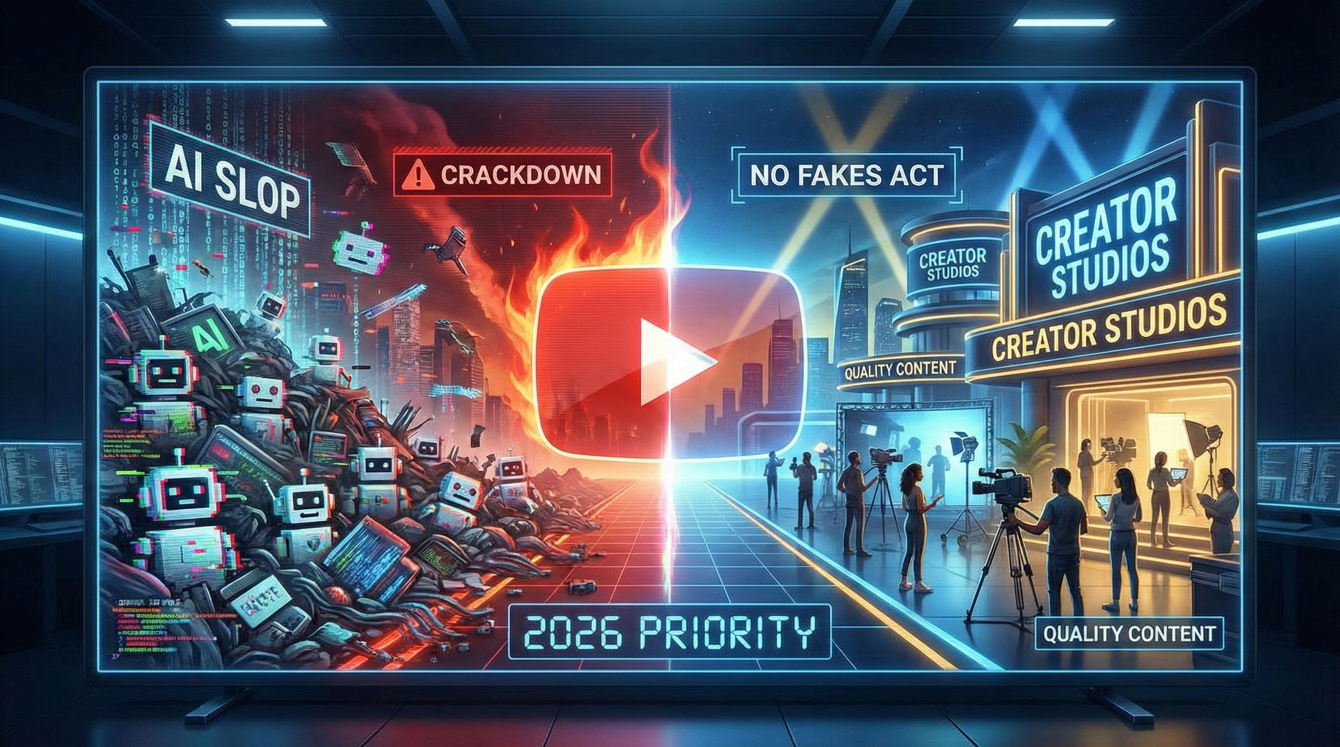 YouTube Declares War on 'AI Slop' in 2026