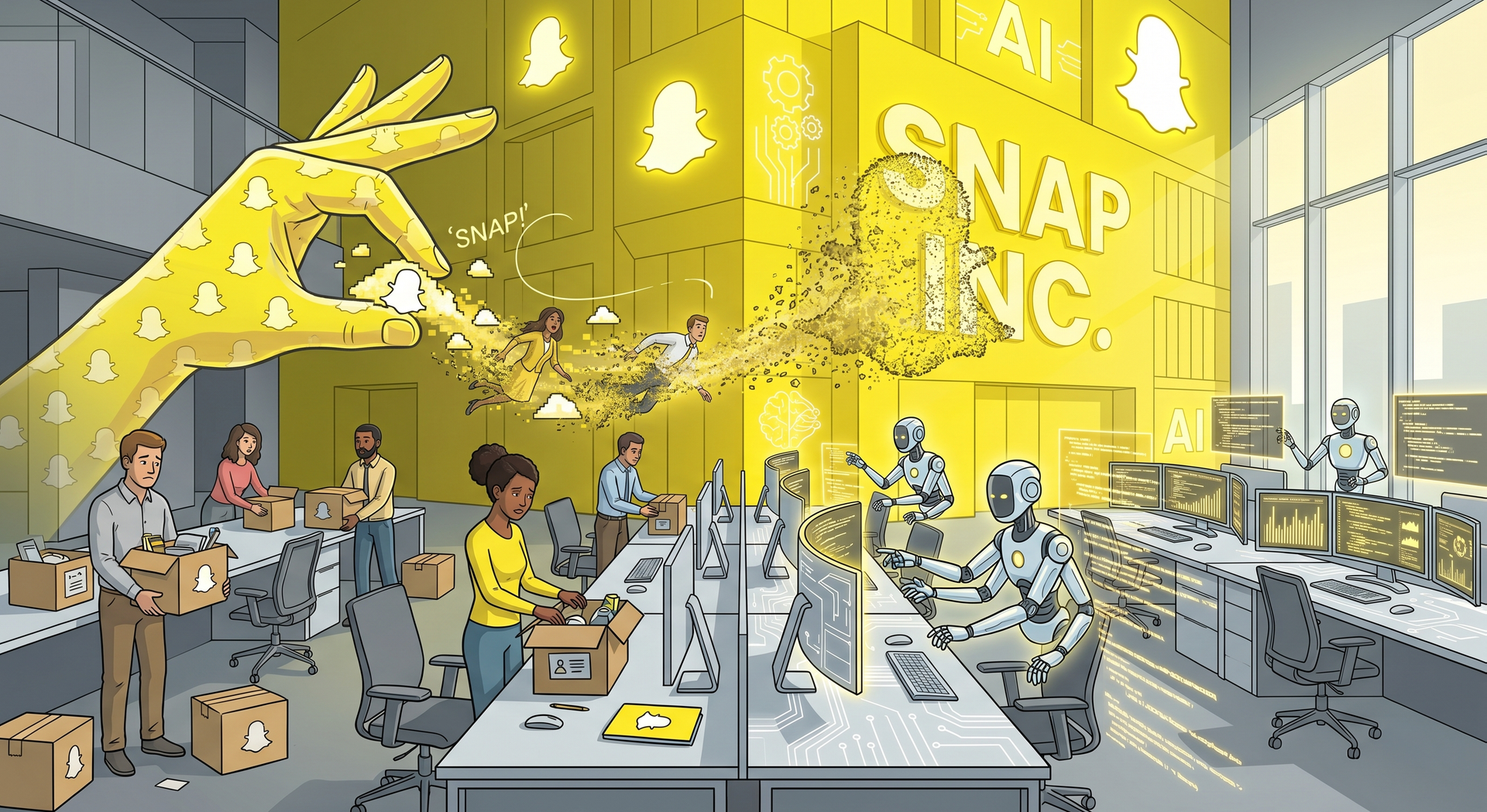Snap Axes 1,000 Jobs, Credits AI Efficiency Snap Axes 1,000 Jobs, Credits AI Efficiency