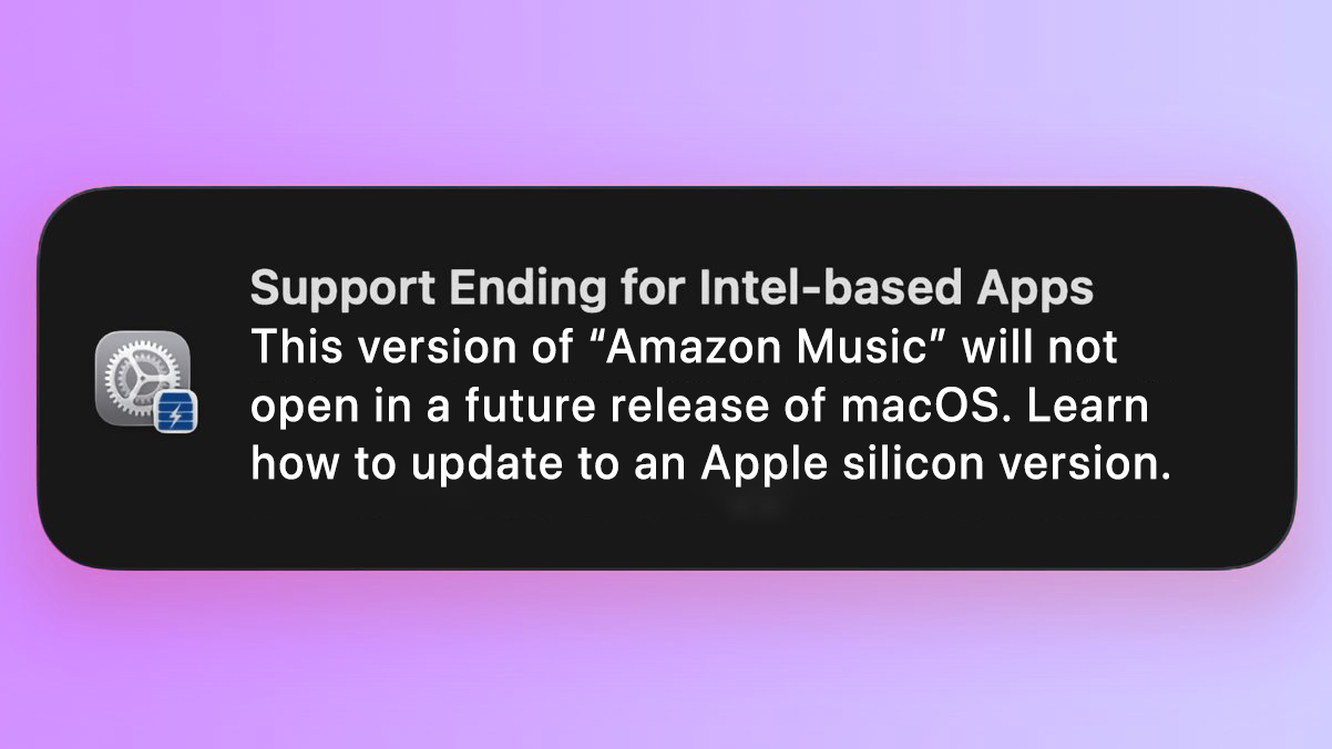 Apple Starts Countdown to Rosetta Retirement