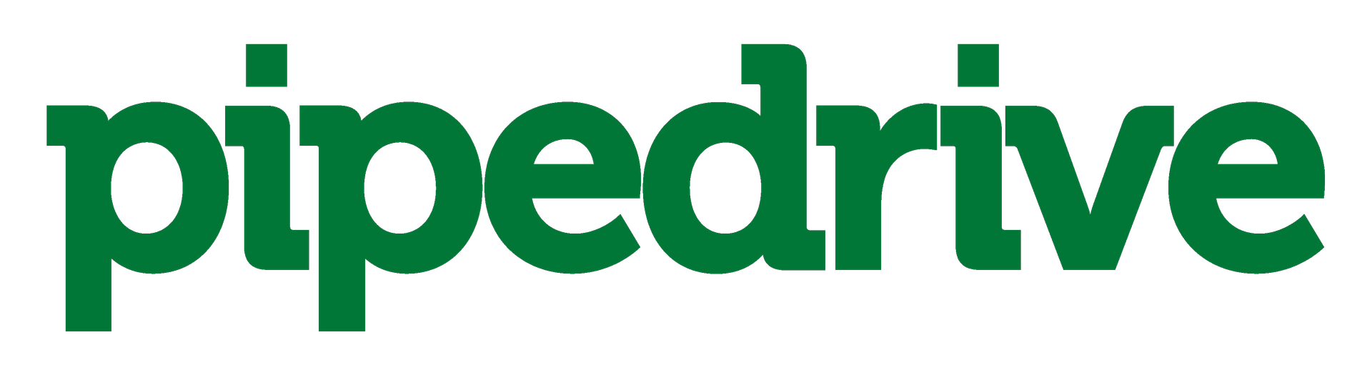 Pipedrive logo in dark green lowercase lettering on a transparent background. Pipedrive logo in dark green lowercase lettering on a transparent background.