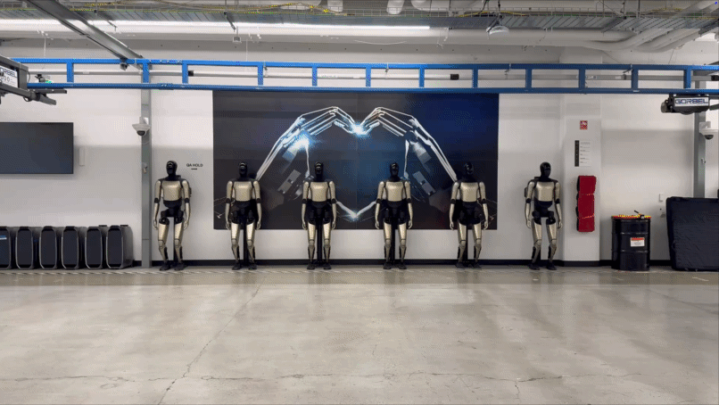 Musk's Jogging Bot Dreams Big