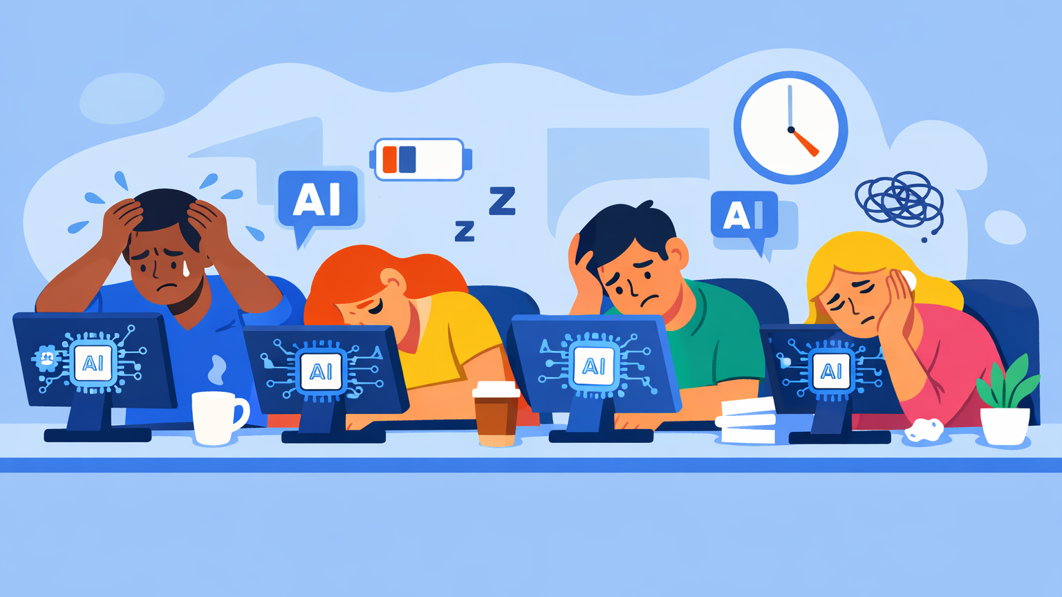 New Study: AI Fuels Office Overload