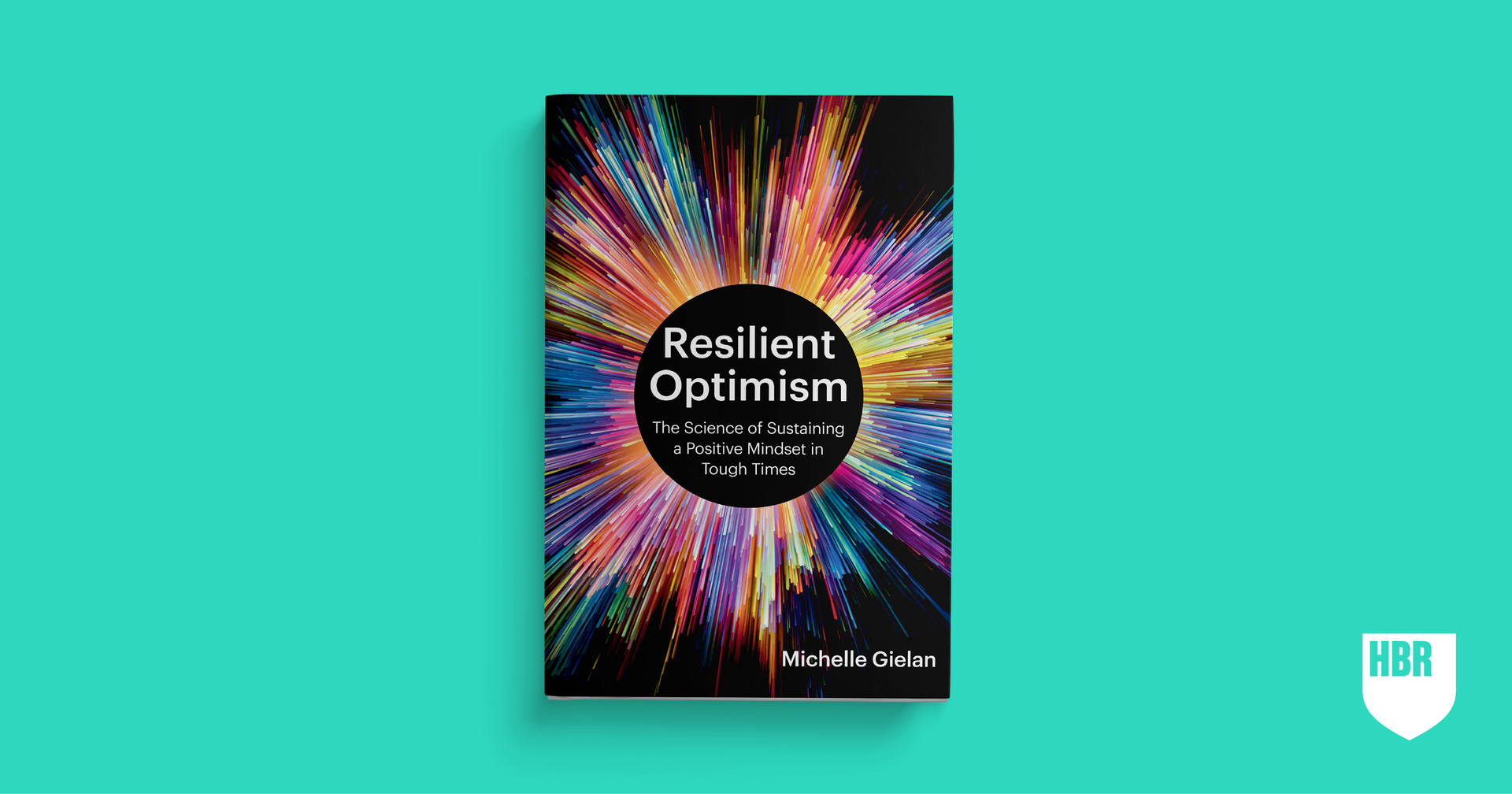 Book cover titled Resilient Optimism against a green background.