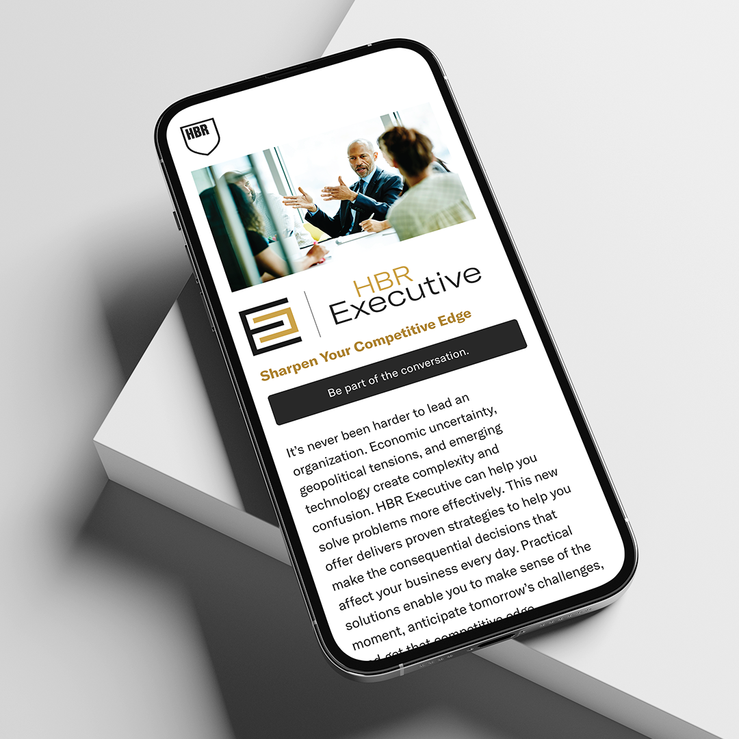 Mobile app interface for e-commerce executives, showcasing analytics and management tools for online retail.