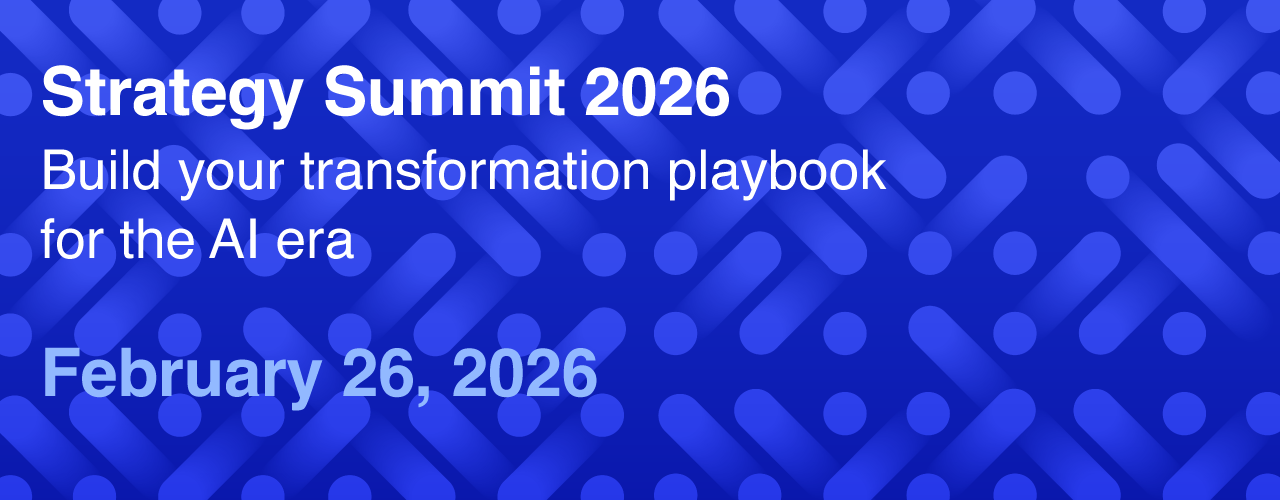 Blue patterned background with white text announcing 