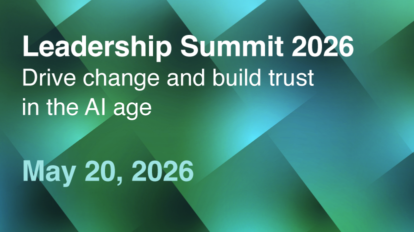 Leadership Summit 2026. Drive change and build trust in the AI age. May 20, 2026.