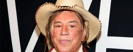 Actor Mickey Rourke on June 17, 2022, in West Hollywood.