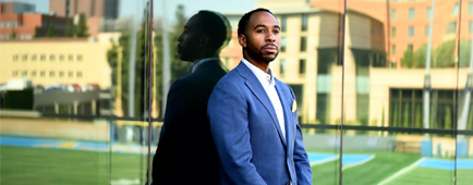 UCLA athletic director Martin Jarmond stands for a portrait at the athletics facility UCLA athletic director Martin Jarmond stands for a portrait at the athletics facility