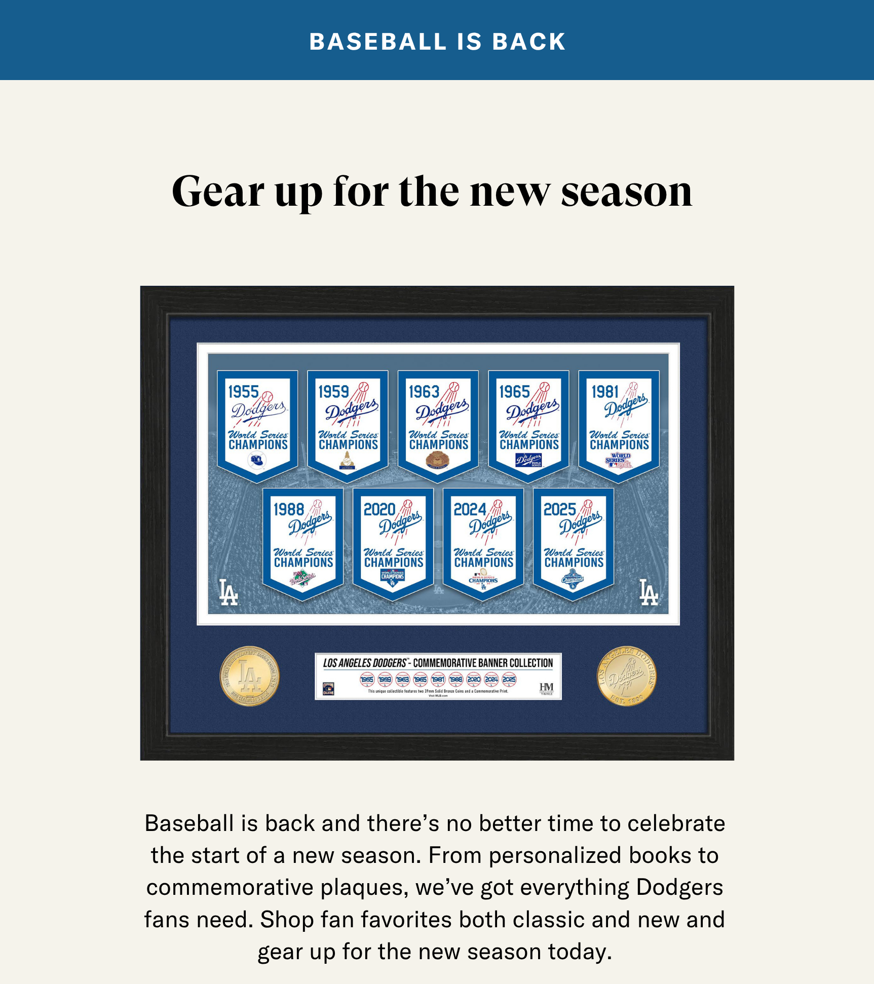 BASEBALL IS BACK - Gear up for the new season BASEBALL IS BACK - Gear up for the new season