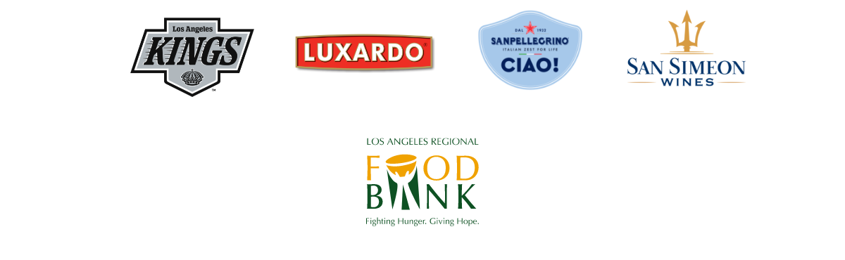 Los Angeles Kings | Luxardo | Sanpellegrino | San Simeon Wines | Los Angeles Regional Food Bank