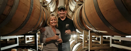 Jamie and Ron McManis, owners of the McManis Family Vineyards in Ripon, Ca. 
