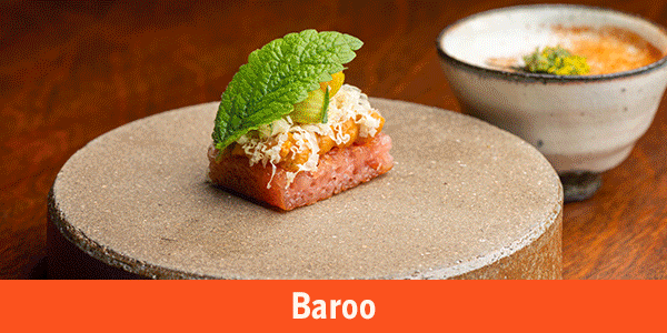 Baroo | Chi Spacca | Dulan's on Crenshaw | Holbox | Jitlada | Morihiro |  République