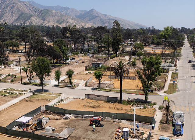 Photo of Altadena's cleanup recovery Photo of Altadena's cleanup recovery